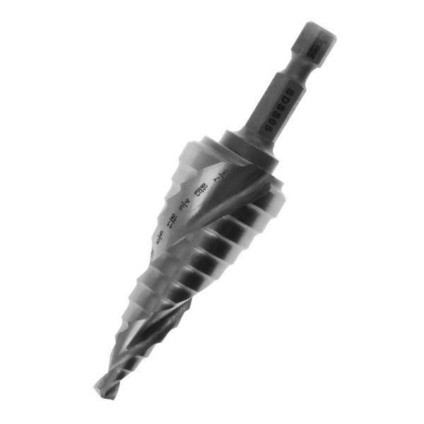 MK Morse 1/4 to 1-3/8" High Speed Steel Step Drill Bit 124492
