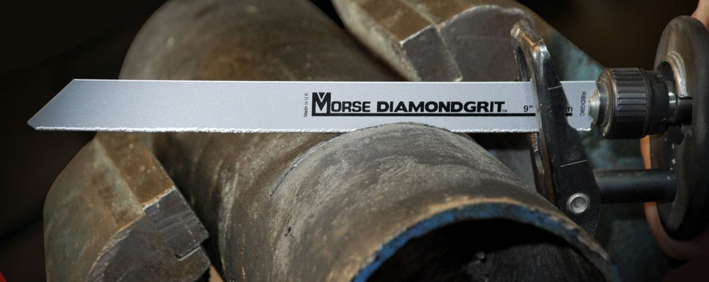 MK Morse 9" x 3/4" Diamond Grit Reciprocating Saw Blade 129718