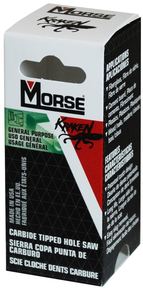 MK Morse 1 1/8" Carbide Tipped Hole Saw 131186