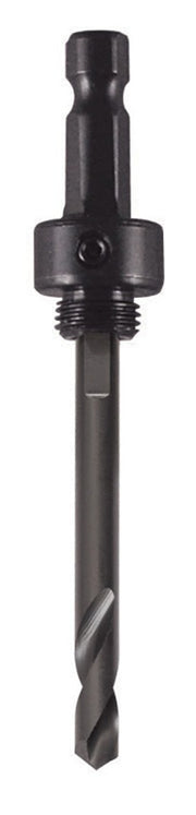 MK Morse 3/8" Hex Shank 1/2-20 Thread Hole Saw Arbor with High Speed Steel Pilot Drill 139014