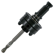 MK Morse 7/16" Hex Shank 5/8-18 Thread Spring Pin Drive Hole Saw Arbor with Carbide Tip Pilot Drill 139847