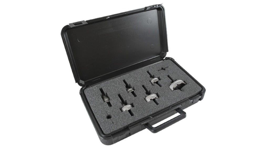MK Morse 9 Piece Shallow Carbide Tipped Hole Cutter Kit 166737