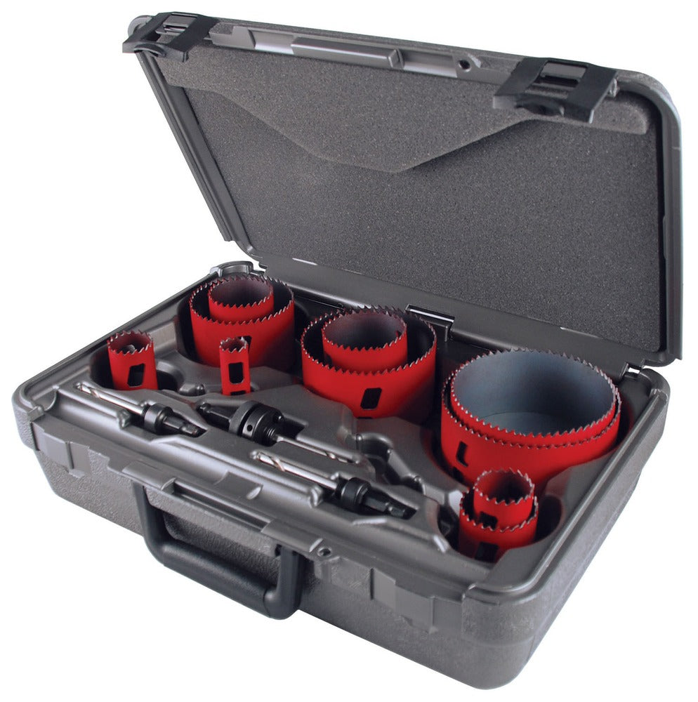 MK Morse 13 Piece Bimetal Electricians Hole Saw Kit 177757