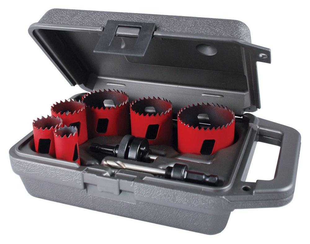 MK Morse 8 Piece Bimetal Electricians Hole Saw Kit 177771