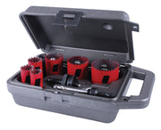 MK Morse 8 Piece Bimetal Plumbers Hole Saw Kit 177795