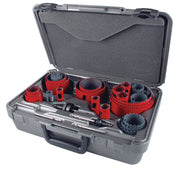 MK Morse 29 Piece Combination Bimetal and Carbide Tip Master Electricians Hole Saw Kit 177894