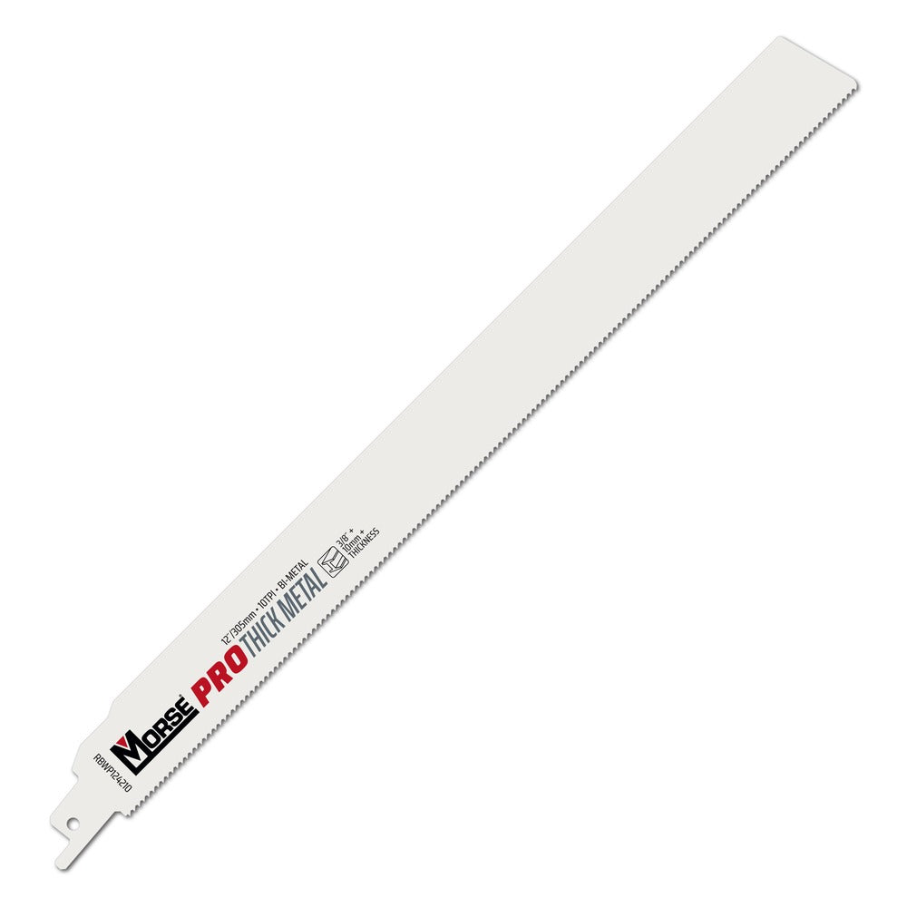 MK Morse 12" 10 TPI Bimetal Reciprocating Saw Blade, 25 Pack 392136