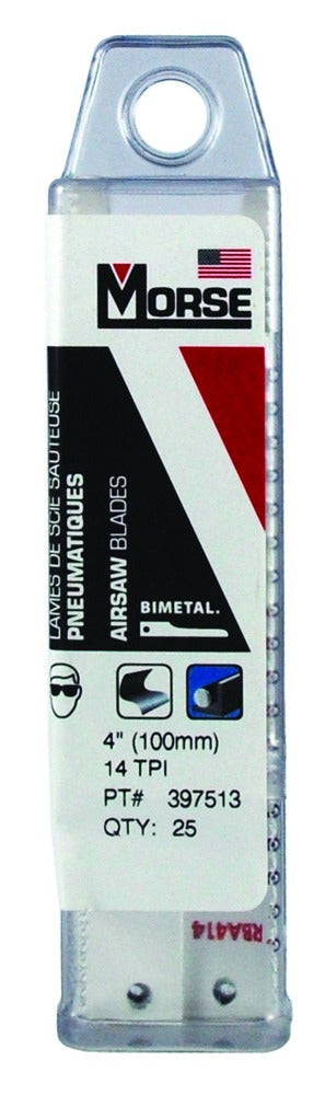 MK Morse 3" 18 TPI Air Saw Reciprocating Blade, 25 Pack 398589