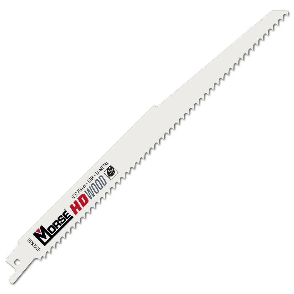 MK Morse 9" 6 TPI Bimetal Reciprocating Saw Blade, 50 Pack 400169