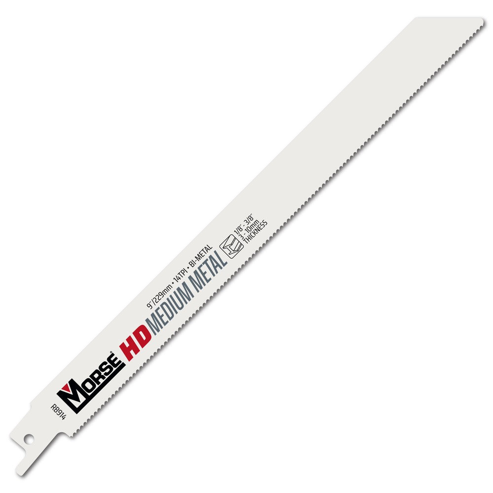MK Morse 9" 14 TPI Bimetal Reciprocating Saw Blade, 100 Pack 406246