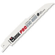 MK Morse 6" 6 TPI Bimetal Reciprocating Saw Blade, 5 Pack 406284