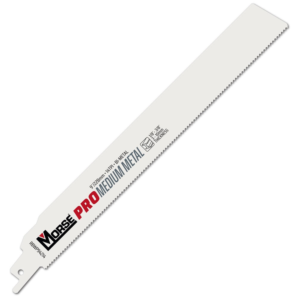 MK Morse 9" 14 TPI Bimetal Reciprocating Saw Blade, 100 Pack 406451