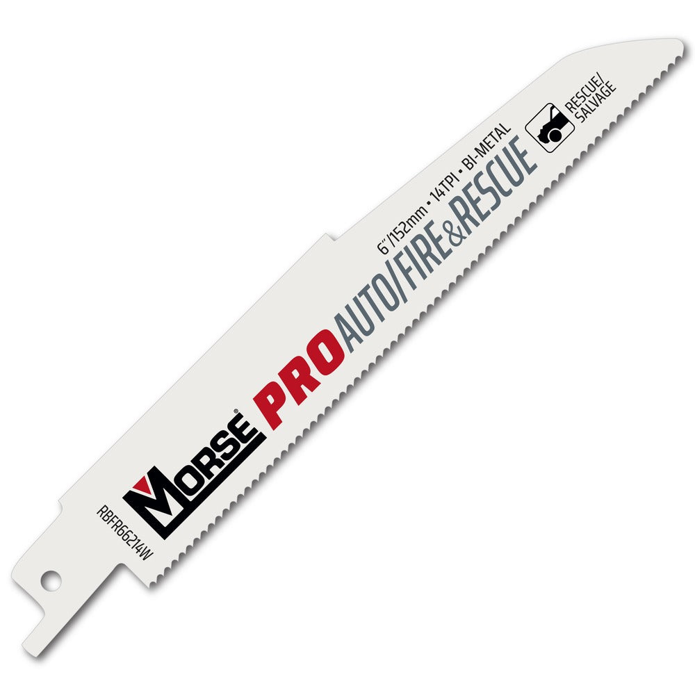 MK Morse 6" 14 TPI Bimetal Reciprocating Saw Blade, 25 Pack 406475