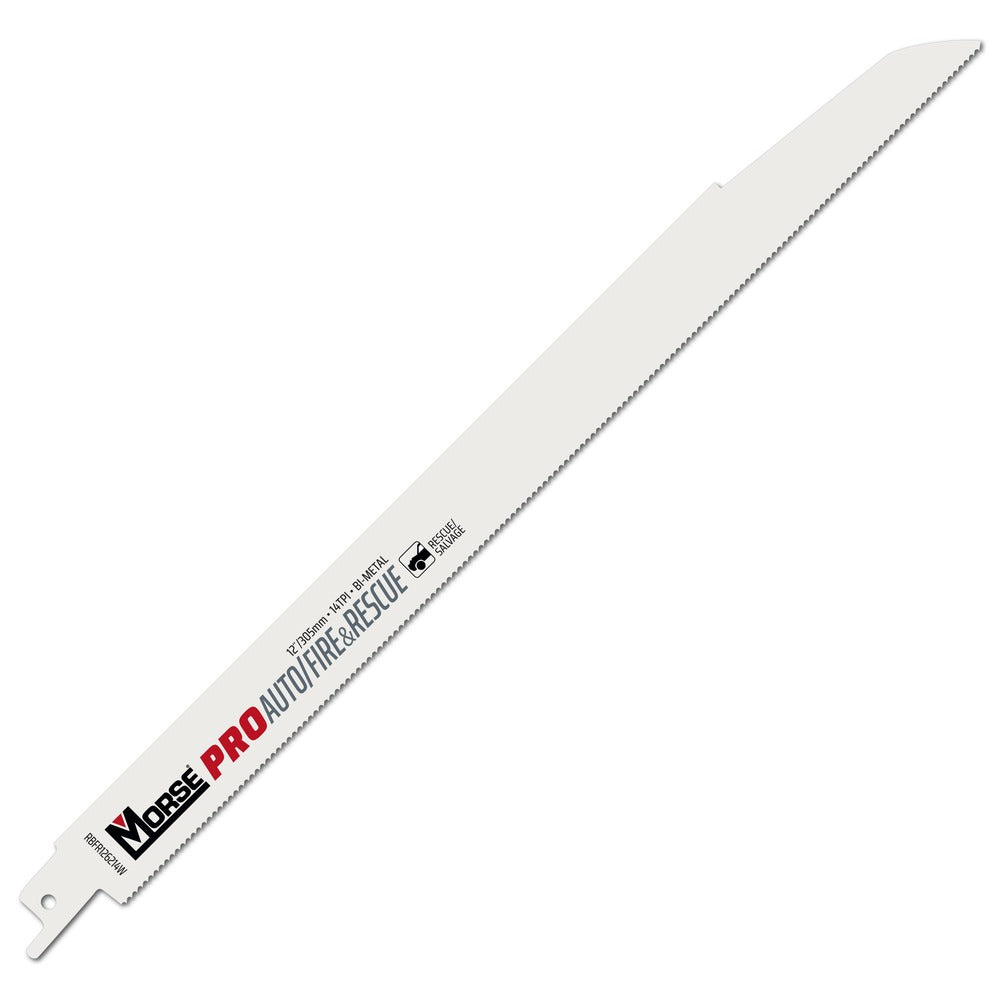MK Morse 12" 14 TPI Bimetal Reciprocating Saw Blade, 5 Pack 406505
