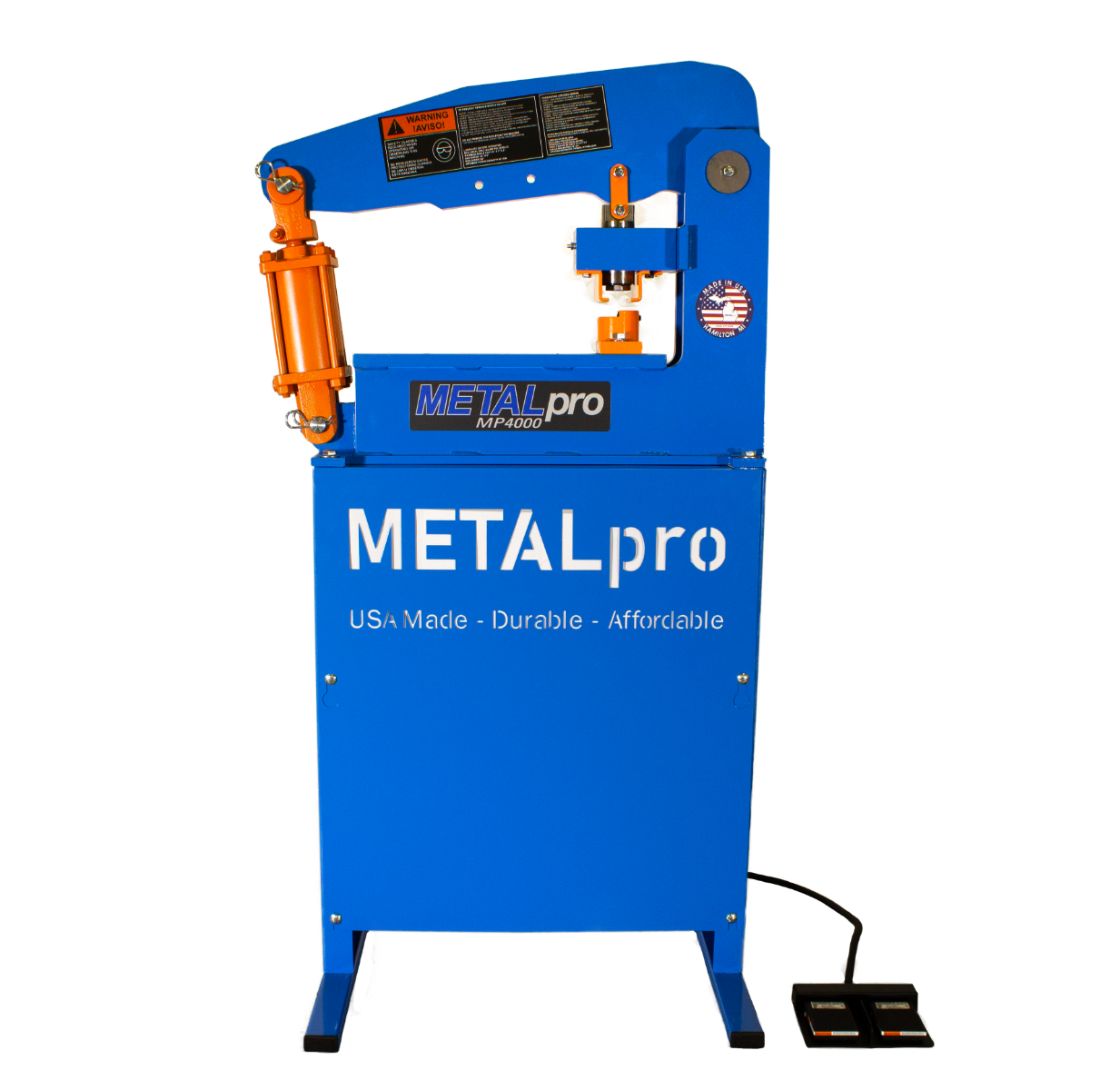 MetalPro 40 Ton Ironworker with Foot Switch MP4000