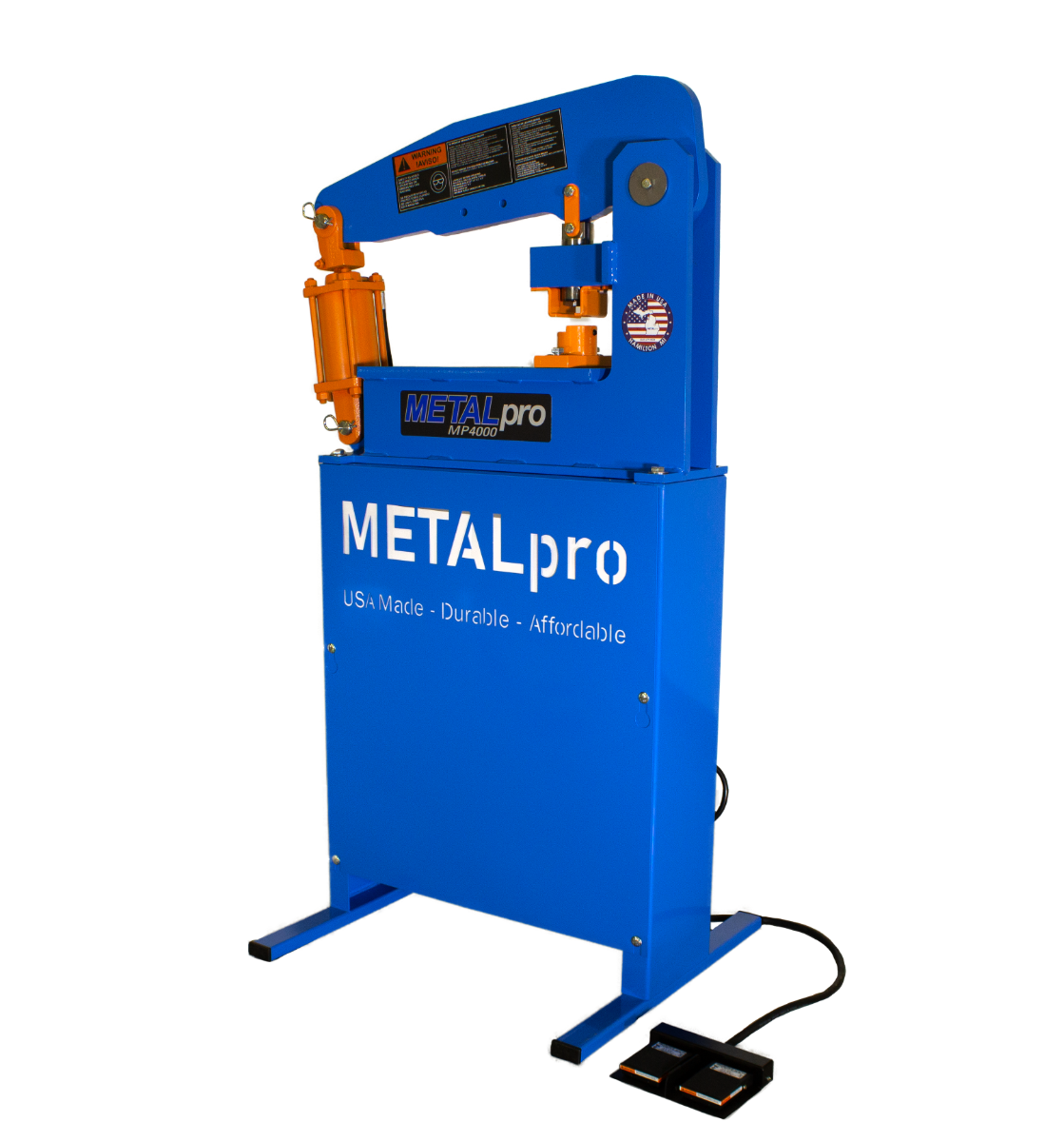 MetalPro 40 Ton Ironworker with Foot Switch MP4000