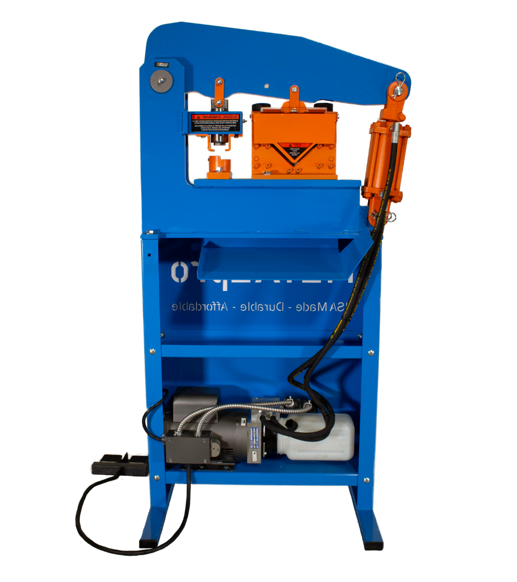 MetalPro 40 Ton Ironworker with 6 in. Shear and Foot Switch MP4000FS