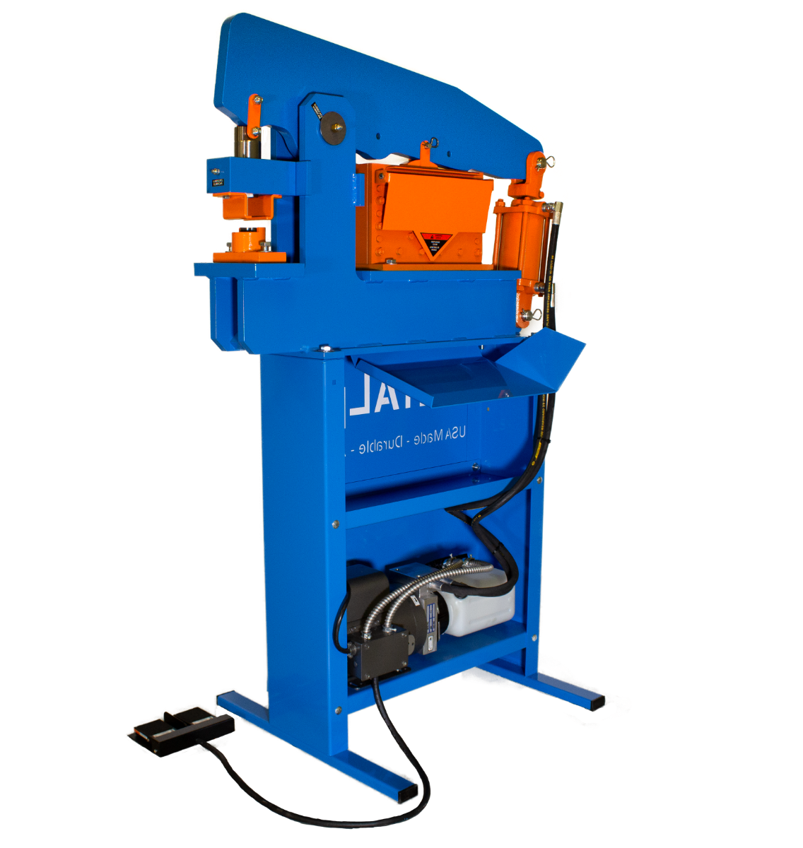 MetalPro 45 Ton Ironworker with 8 in. Shear and Foot Switch MP4500FS