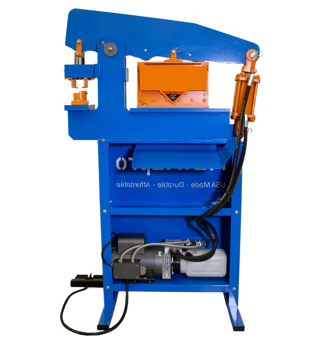 MetalPro 45 Ton Ironworker with 8 in. Shear and Foot Switch MP4500FS