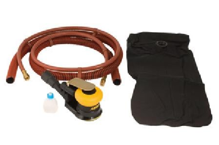 Mirka 3 in. Pneumatic Orbital Sander w/ Self-Generating Vacuum, 2.5 mm Orbit MR-3SGV