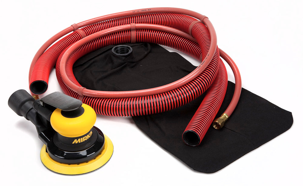 Mirka 5 in. Pneumatic Orbital Sander w/ Self-Generating Vacuum, 8 mm Orbit MR-508SGV