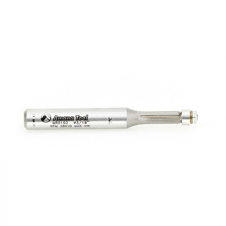 Amana Tool 3/16 in Dia. Miniature Flush Trim MR0102