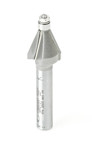 Amana Tool Mini 22.5 Deg. Carbide 1/4 in Shank, Router Bit MR0107