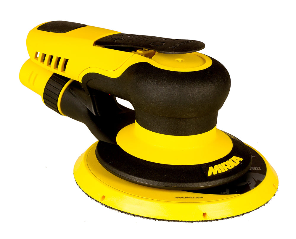 Mirka 6 in. PROS Pneumatic Random Orbital Sander w/ Central Vacuum, 8 mm Orbit MRP-680CV