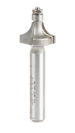 Amana Tool 3/16 in R Miniature Rounding Over MRR110
