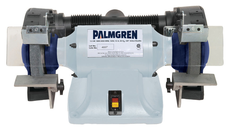 8" Bench Grinder 3Ph w/ Dust Collection