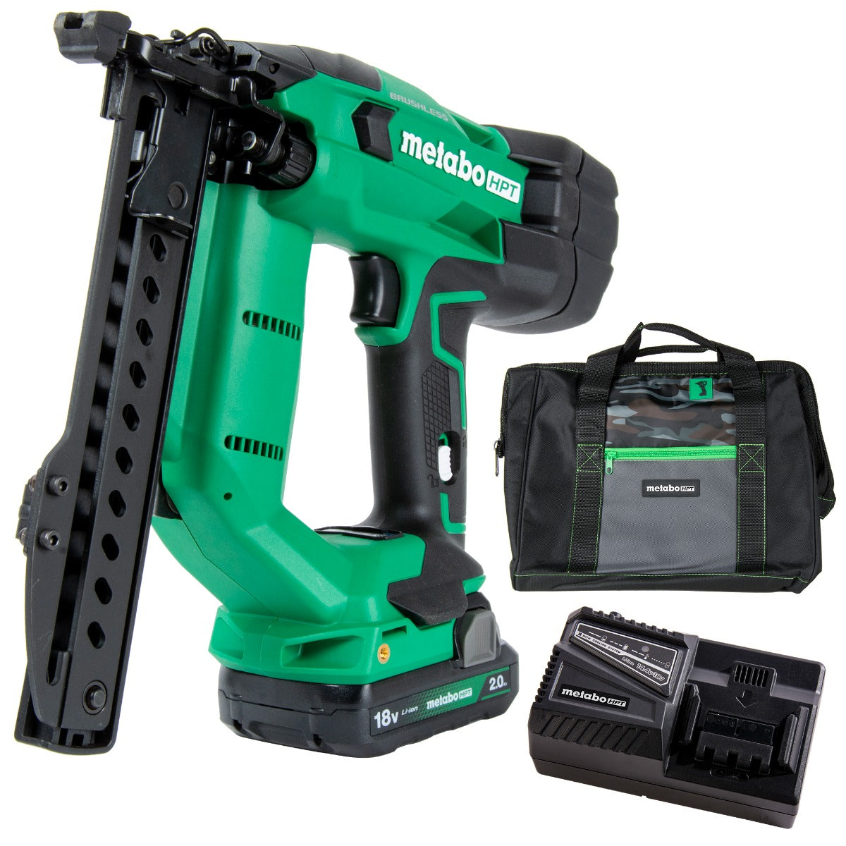 Metabo HPT 18V MultiVolt Brushless 18-Gauge 1/4 in. Narrow Crown Stapler