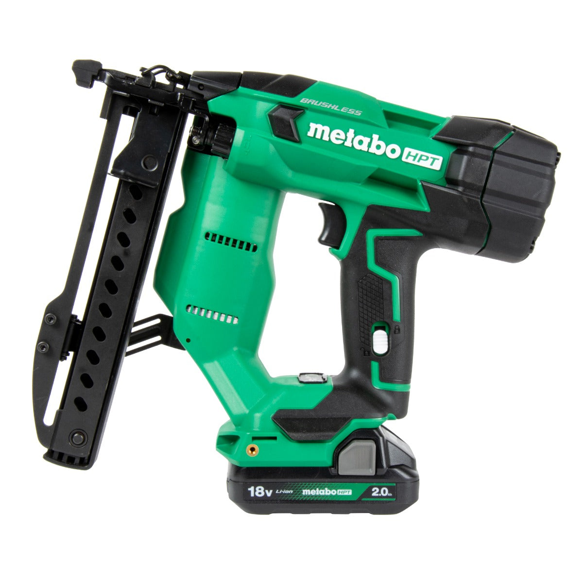 Metabo 18V MultiVolt Brushless 18-Gauge 1/4" Narrow Crown Stapler w/ Battery N1804DAM