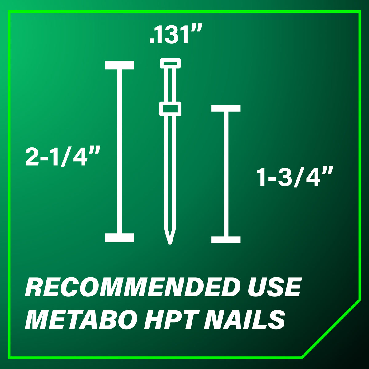 Metabo HPT 18V 21° Cordless Pneumatic 3 in. Duplex Forming Nailer Kit with 10.0 Ah Battery NR1875DDAQRY