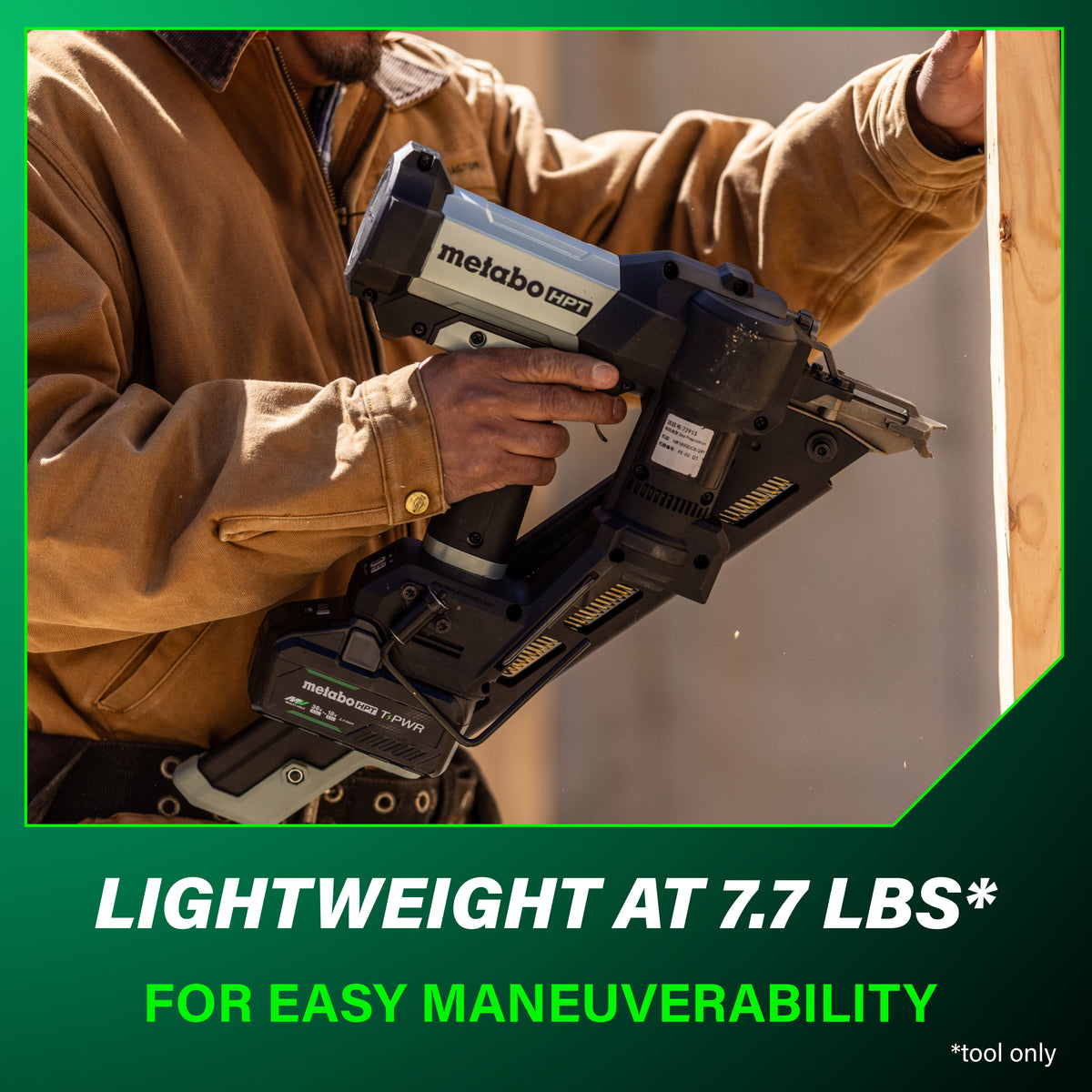 Metabo HPT 18V 30° Cordless Pneumatic 3-1/2 in. Framing Nailer Kit with 10.0 Ah Battery NR1890DCBQRY