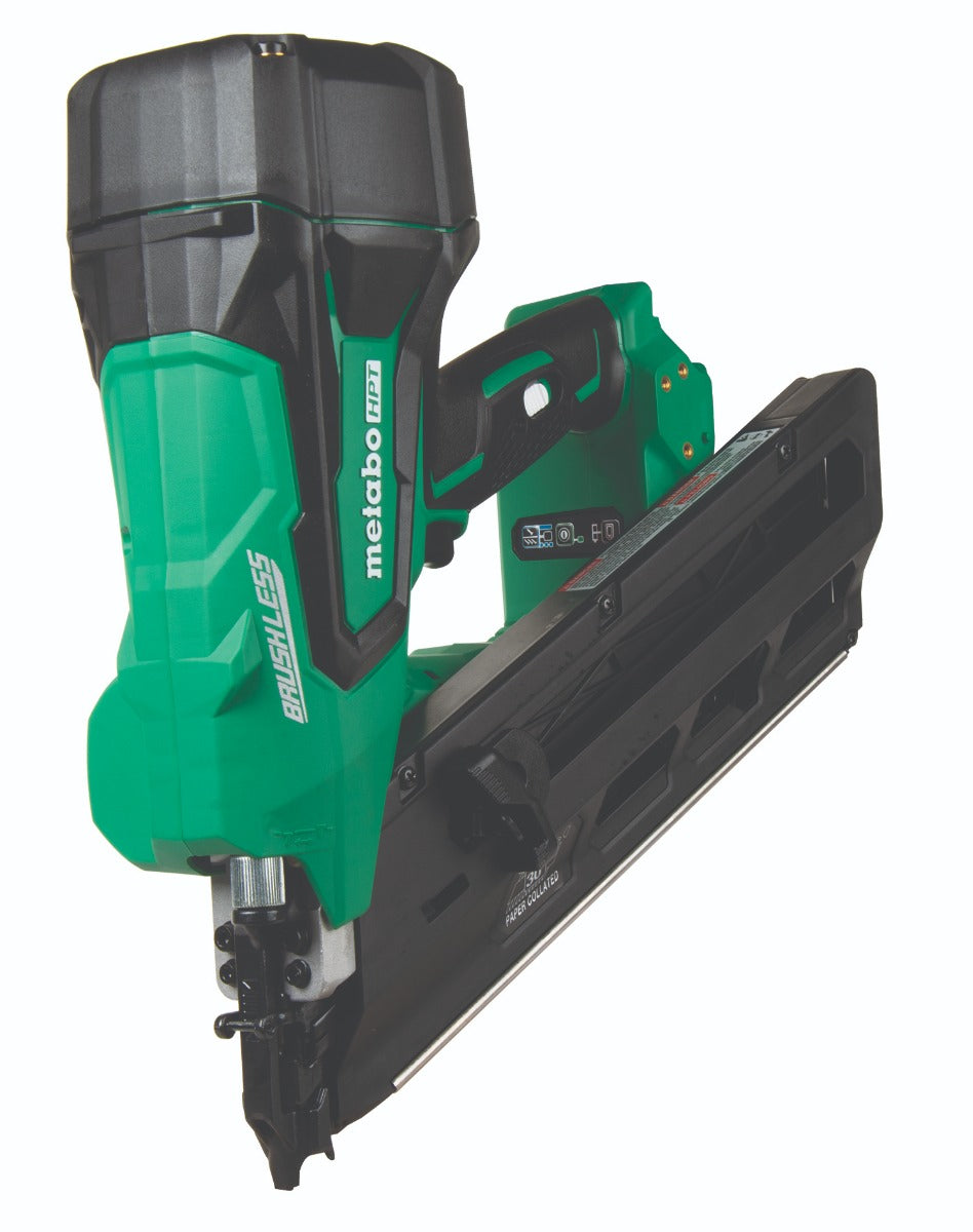 Metabo HPT 18V MultiVolt Cordless 21-Degree 3.5 in. Plastic Strip Framing Nailer