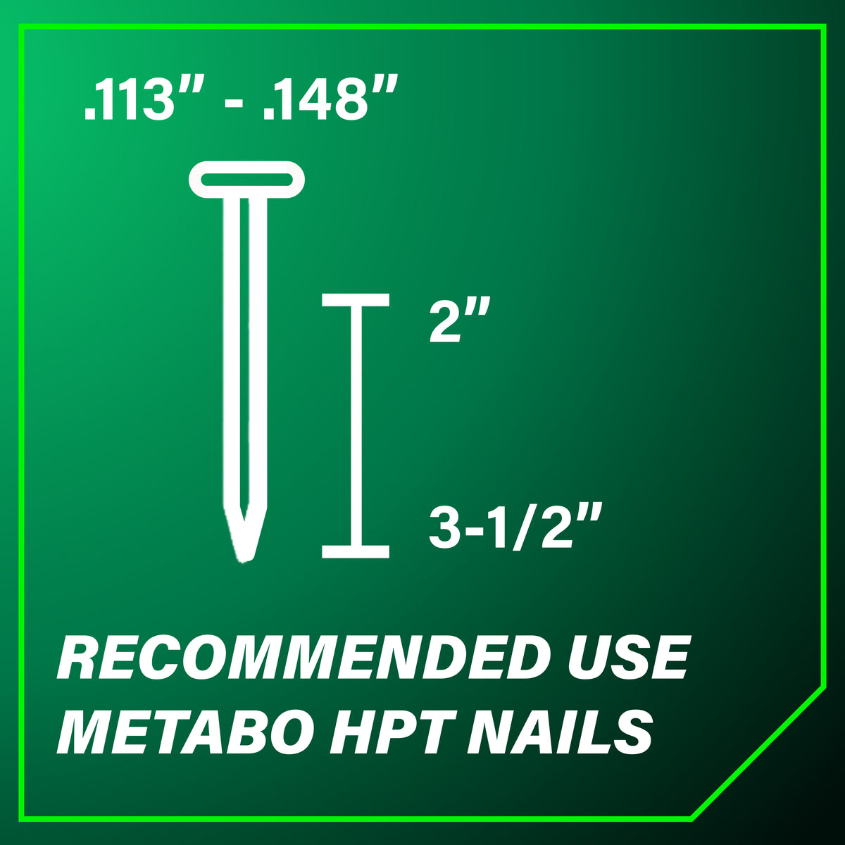 Metabo HPT 18V 21° Cordless Pneumatic 3-1/2 in. Framing Nailer Kit with 10.0 Ah Battery NR1890DRBQRY
