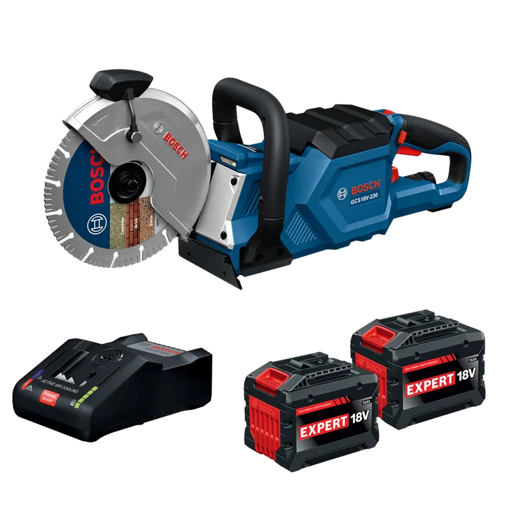 Bosch 18V 9" Cutoff Saw Kit with 2 EXPERT 15Ah GCS18V-230N215X