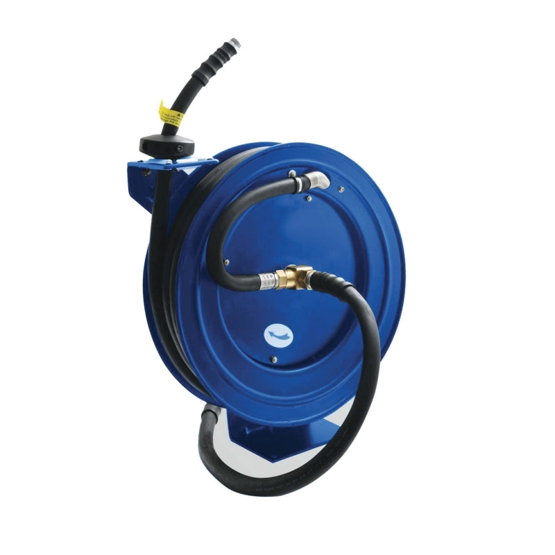 OilShield 3/4" X 35' Rubber Fuel Transfer Hose Heavy Duty Single Arm Reel