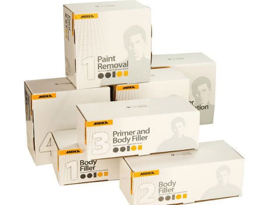 Mirka OSP 3 in. Step 1 Disc, Optimized Surface Preparation Product, Qty 50 OS-203-001