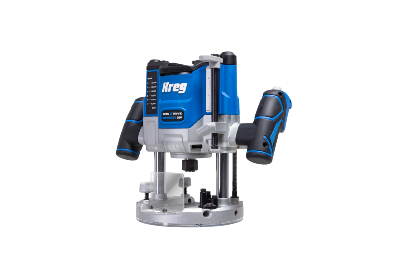 Kreg 20V Cordless Ionic Drive 2-1/4 HP Plunge Router (Bare Tool) KPTPR225B