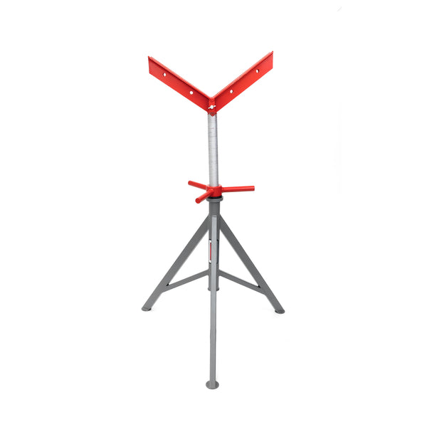 Jet JPJ-BFX-V Big V Fixed Pipe Jack Stand with Steel V-Head, 5,000 lbs. Capacity, Up to 36 in. Pipe JT1-3807