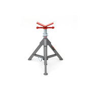 Jet JPJ-LFD-V Low Folding Pipe Jack Stand with Steel V-Head, 2,500 lbs. Capacity, Up to 18 in. Pipe JT1-3816