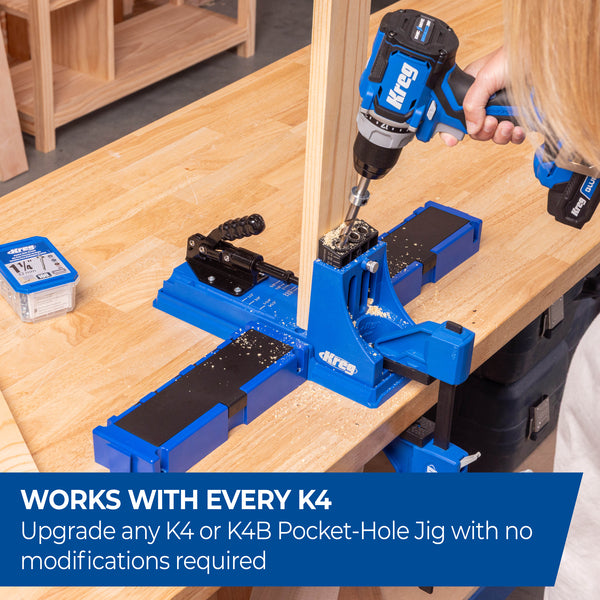 Kreg Pocket-Hole Jig K4 Workstation Base with Support Wings K4UP