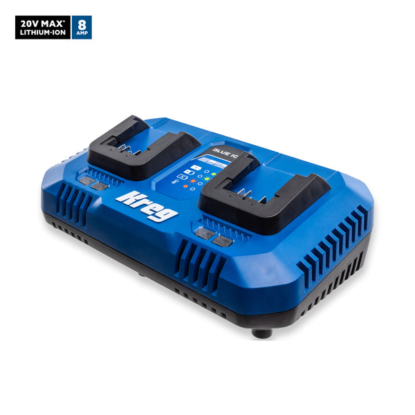 Kreg 20V Blue Ion Dual Fast Battery Charger CRGR402B