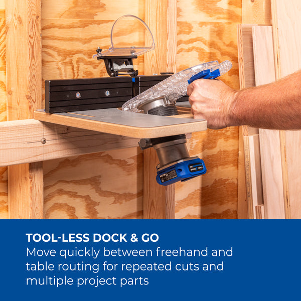 Kreg Dock & Go Trim Router Table Top, 3-1/2 in. to 15 in. Circle Capacity KRTRT100
