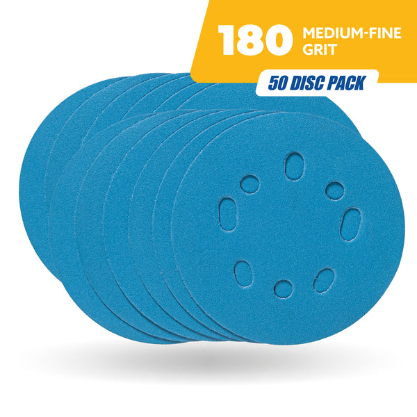 Kreg 5 in. 180 Grit Hook and Loop Sanding Discs, 50-Pack K5SD50P180