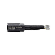 Kreg Edge 6 mm loose tenon mortising cutter with carbide tip and spiral flutes