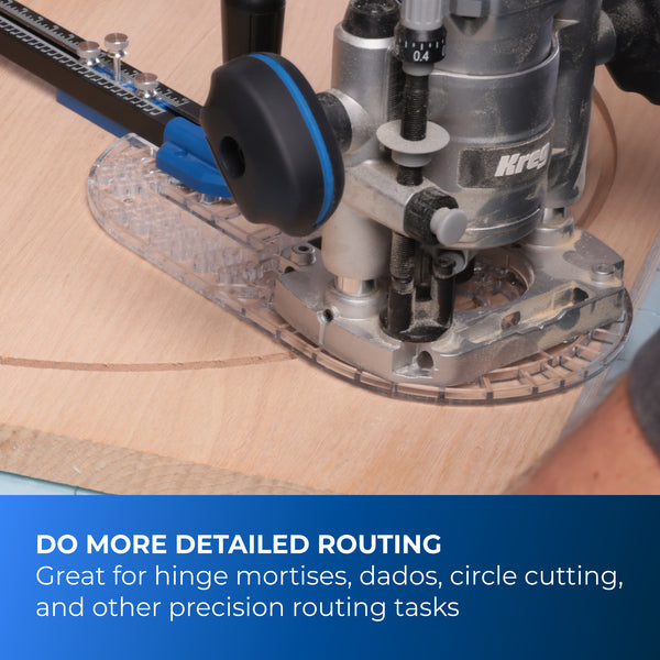 Kreg Trim Router Plunge Base with Guide Bushing Adapter PRSTRPB