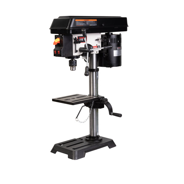 Jet JWDP-10 10 in. 5-Speed Benchtop Drill Press, 1/3 HP, 120V JT1-3162