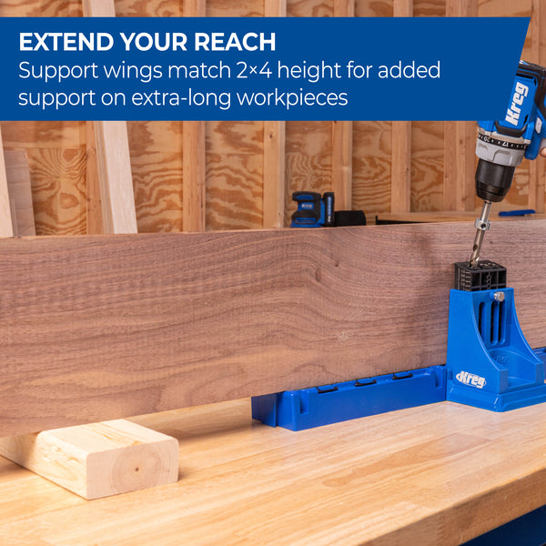 Kreg Pocket-Hole Jig K4 Workstation Base with Support Wings K4UP